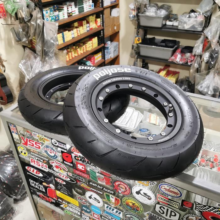 VelgTubeless VespaRing10Modular Gscooter BlacksetBan Adx moto Poljose S205 Sport Touring Ring 10 siz