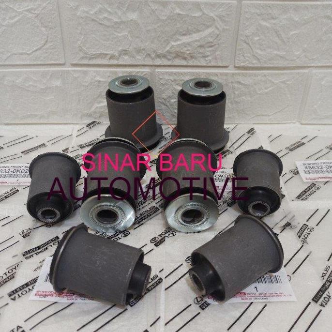 NOLECOM BUSHING LOWER ARM INNOVA + BUSHING ARM ATAS INNOVA 8 PCS