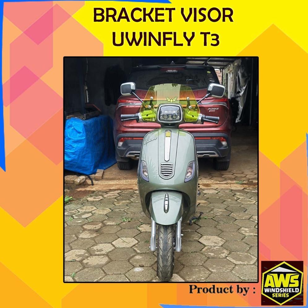 Windshield Visor Uwinfly T3 U Winfly Listrik