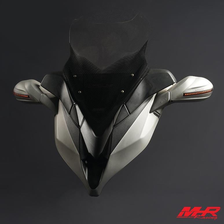 Tameng Windshield Custom Model Baby Forza Pnp Motor Honda All PCX-150 Lokal / Tameng MHR Racing + Wi