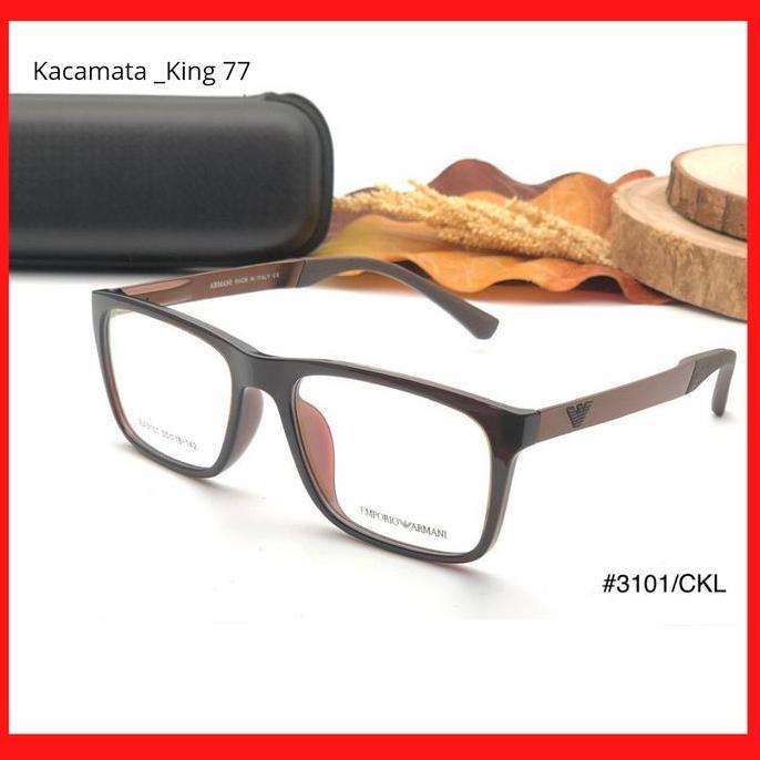 KACAMATA PRIA PREMIUM PLUS LENSA BLUECROMIC