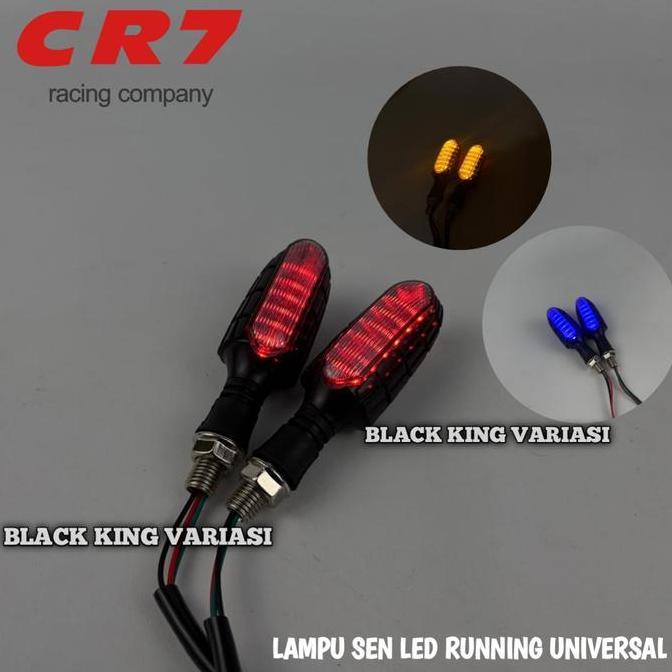 Lampu Sen LED Running Universal Lampu Sein Running Lampu Sen 2 Warna Sen Running LED Motor