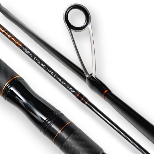 Joran Pancing Ultralight Sea And Kings Fighter Carbon Solid 165Cm Dan 180Cm 7 Ring Fuji 1-4Lbs Warna