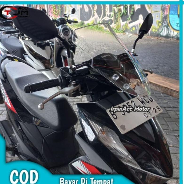 Visor Windshield Visor Beat New Deluxe Beat Street New Bening Smoke