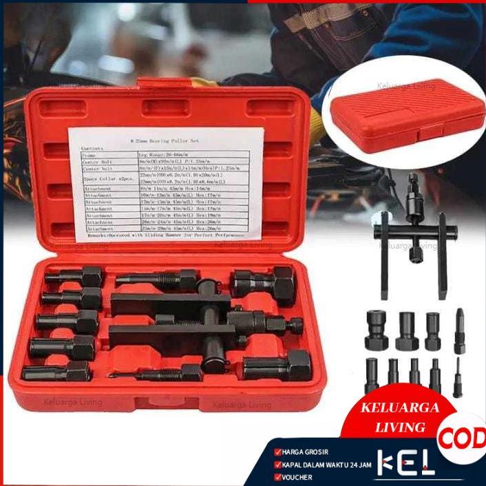 Bearing Puller Set 10pcs Treker Pencabut Bearing Set Treker Cabut Bearing Dalam Treker Pembuka Beari