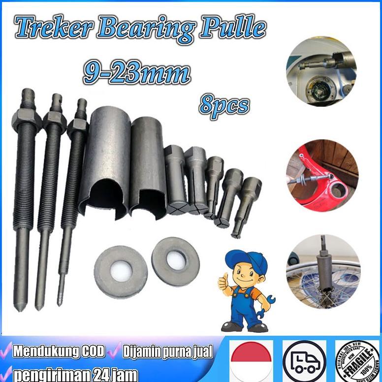Produknya sudah siap Treker Bearing Puller Set 8pcs 9-23mm Treker Special Tool Bearing Bearing In Mo