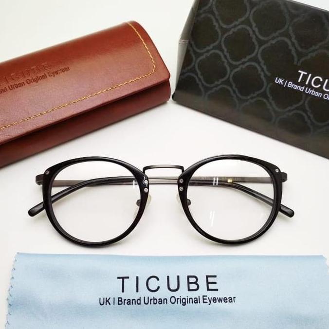 kacamata frame pria wanita ticube B505 orinal desn classic