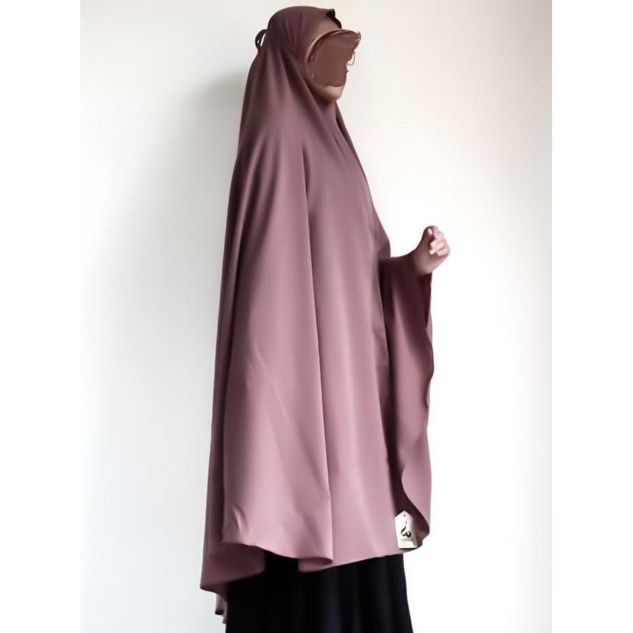 willis kerudung bergo non pad tali jumbo oval wolfice premium khimar Syari Jilbab mahzhuuzh