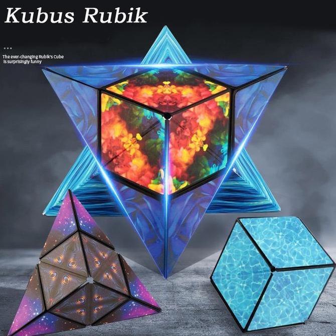 Magic Cube/ Kubus Rubik/ Mainan Rubik/ Magnetic Cube / Ajaib Magnetic 3d/ Magnetic Folding Cube