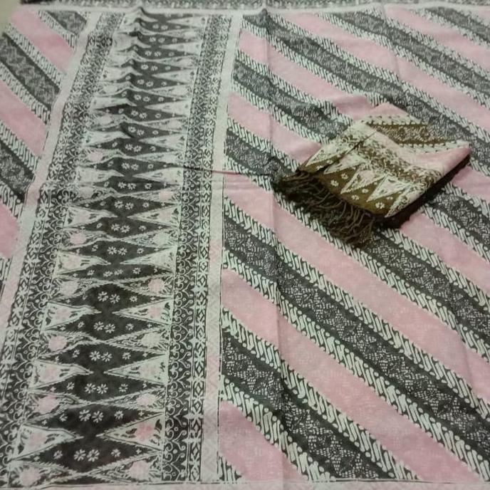 KAIN BATIK CIREBON TRUSMI BATIK FARIZA DOBY CAP TULIS SARUNG SELENDANG