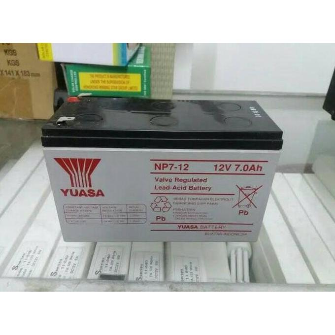 Aki Yuasa VRLA 12 Volt 7 AH ( Amper ) UPA
