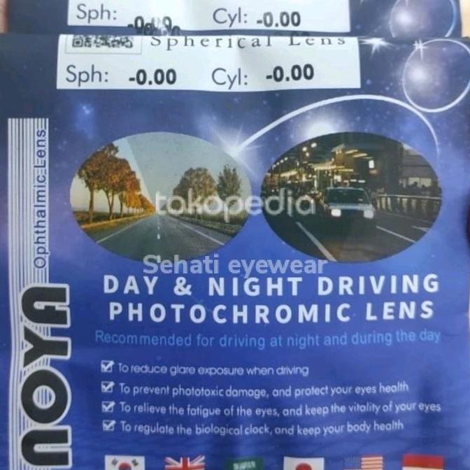 Lensa kacamata nht drive bluecromic