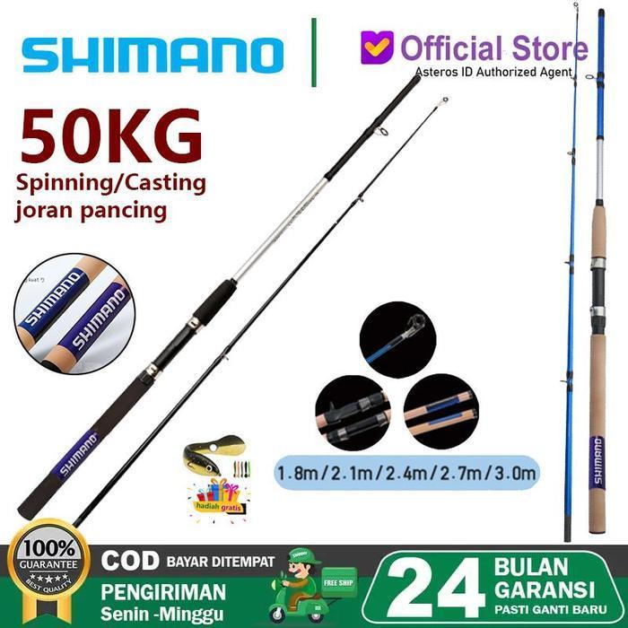 Shimano Joran Pancing Shimano Cruzar Ultra Light Batang Pancing Mh Power Spinning/Casting 1.8M-3.0M 