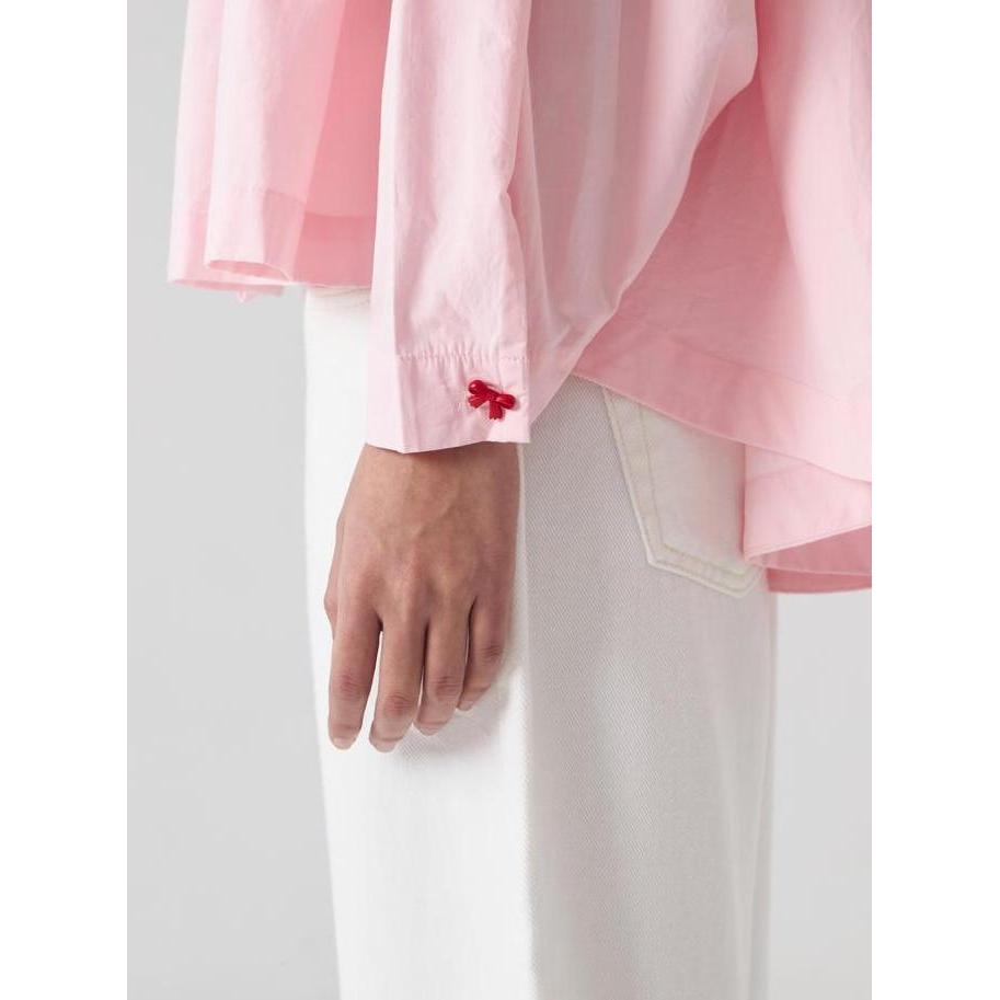 NASL by Nagita Slavina CHRI SURGE Pink Ruffle Blouse