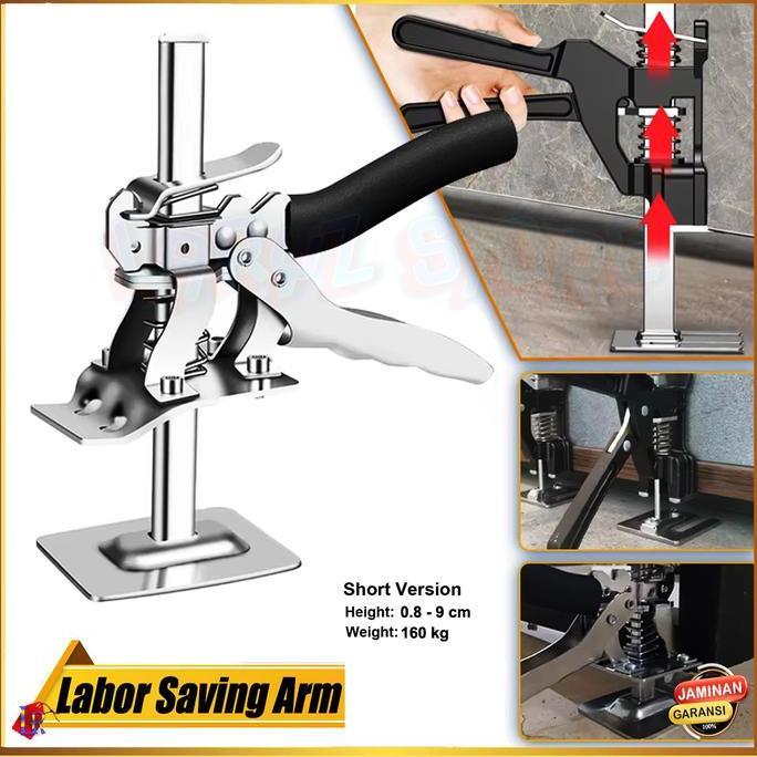 Dongkrak Perabotan Mebel Lemari Alat Bantu Angkat Ungkit Barang Pintu Ubin 160 Kg Tile Labor Saving 