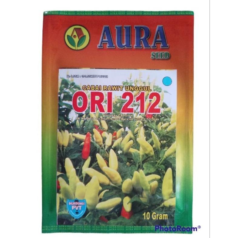 benih cabe Rawit unggul ORI 212 varietas crv 212 10 gr