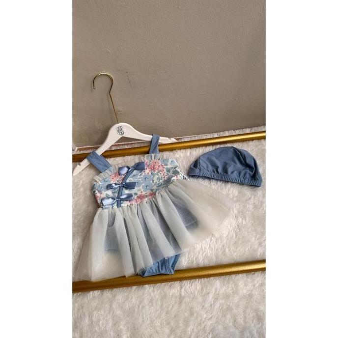 Blush Ribbon Swimsuit | Swimsuit Anak Perempuan | Baju Renang Anak Perempuan