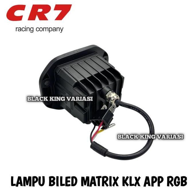 Lampu Biled KLX KTM CRF WR155 Lampu Tembak Biled Matrix RGB Universal Lampu Biled Matrix X1 Flat Cut