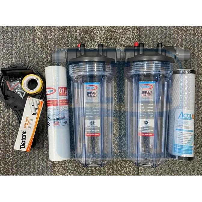 Paket Filter "AIRKU II" -Sedimen + CTO 10" [terbaik]