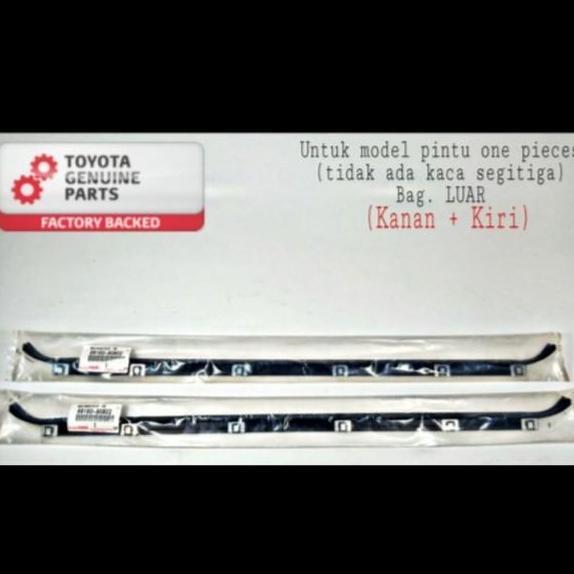 // PELIPIT LUAR ORI TOYOTA 68160-90802 HARDTOP *