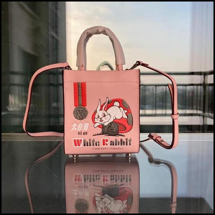 TAS Selempang CG274 Mini Cashin Tote Bag With Rabbit Print best seller