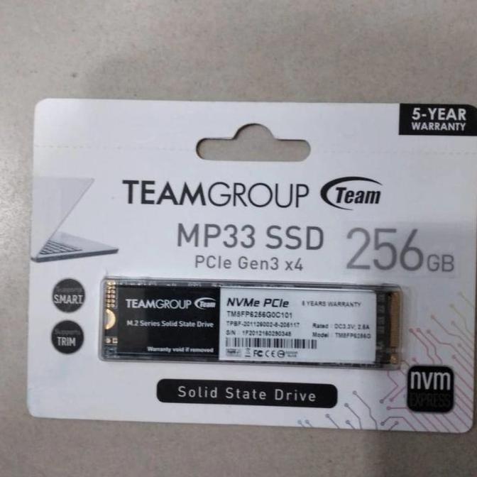 Team Group MP33 SSD NVMe M.2 256GB 512GB