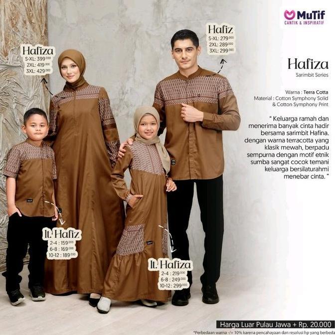 Promo, Mutif Sarimbit Hafiza Hafiz Terracotta