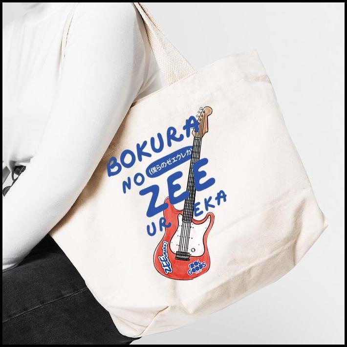 Tote Bag Premium Canvas IDOL GOODS ZEEureka Full Color ZEE JKT48 AKB48 KPOP best seller