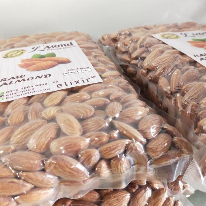 Bestone- kacang almond 1kg / kacang almond mentah /almond / kacang almond raw