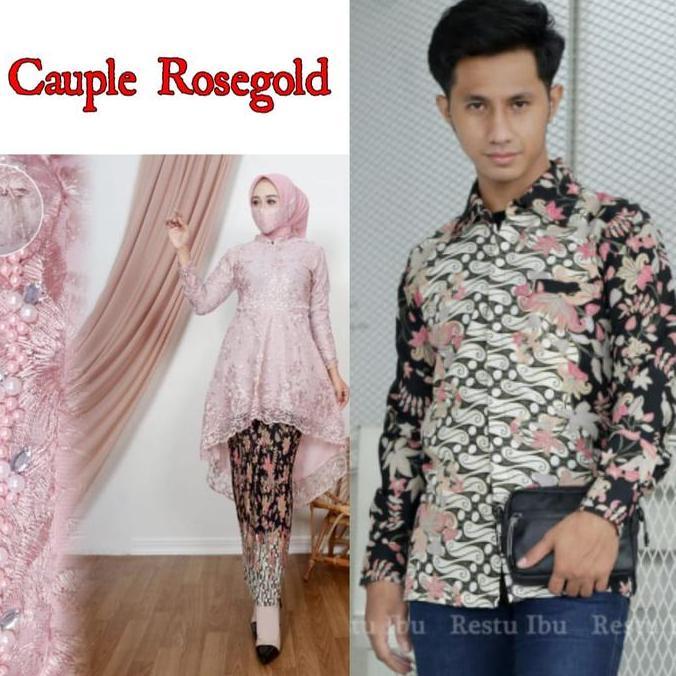 Newgir- Couple Kebaya Lesti Kejora Set Batik Lengan Panjang