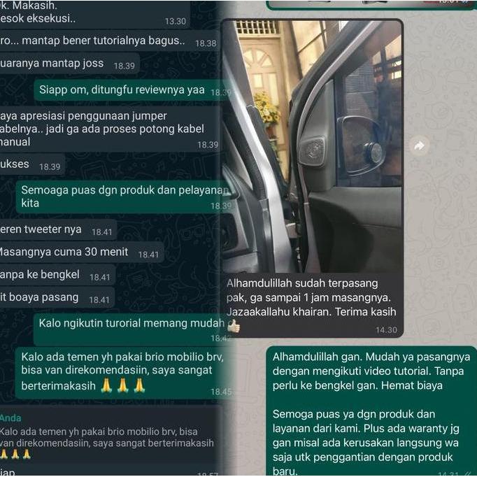 New Tweeter Speaker Audio Mobil Honda Brio Mobilio Brv