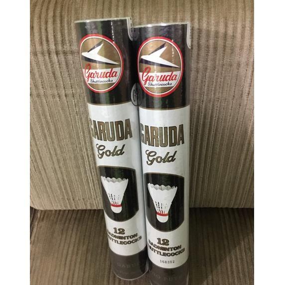Garuda Gold PUTIH Shuttlecock Cock Kok Bola Bulu Tangkis Badminton Original