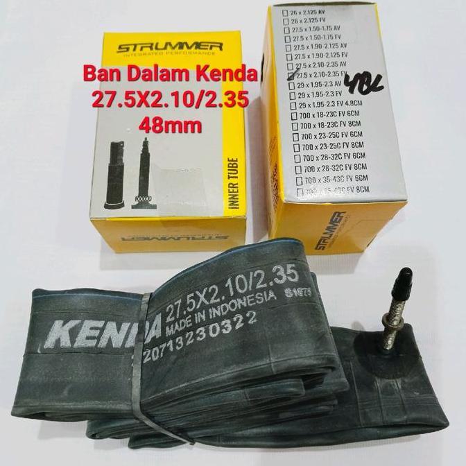 Promo BAN DALAM SEPEDA KENDA STRUMMER 27.5 PRESTA FV 27.5X1.25/150 FV ; 27.5X1.50/1.75 FV ; 27.5X1.9