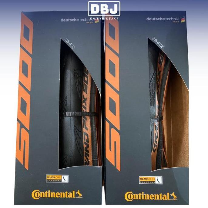Promo CONTINENTAL GP5000 CLINCHER 700 x 28C BAN LUAR Roadbike 700C Diskon