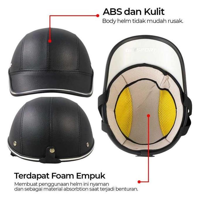 Helm Catok Sepeda Listrik Mtb Skuter Elektrik Model Topi Baseball Cap