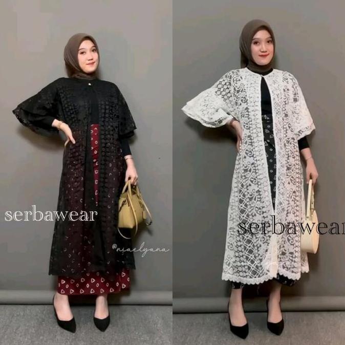 Newrelig- Outer Tunik Brocade Hein  Atasan Wanita Ada Jumbo Ld 120Cm | Outer Kondangan | Outer Wisud