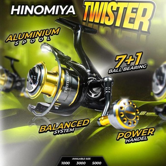 Limited, Reel Hinomiya Twister Power Handle | 1000 | 3000 | 5000