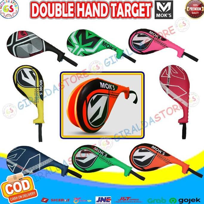 HAND KICK KICKING TARGET TARJET DOUBLE DOBEL DOUBEL DOBLE ALAS LATIHAN TENDANGAN TAEKWONDO TAEK TEK 
