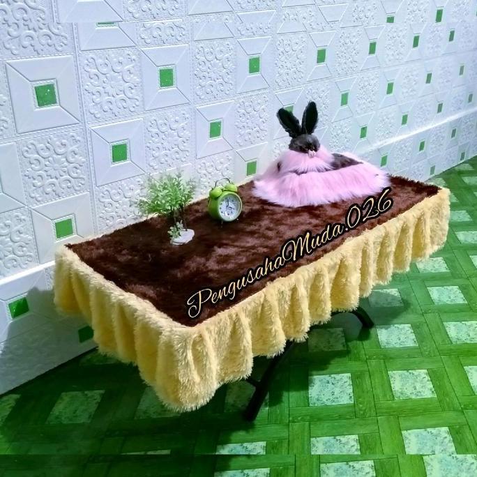 New Arrival, Taplak Meja Meja Rumbai Kombinasi / Taplak Meja Ruang Tamu Modern / Taplak Meja Kaca Ru