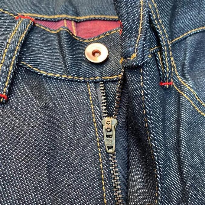 Yxyg- Handmade Celana Jeans Pria Original Raw Denim Selvage Accent 15Oz Sunforized High Quality Art 