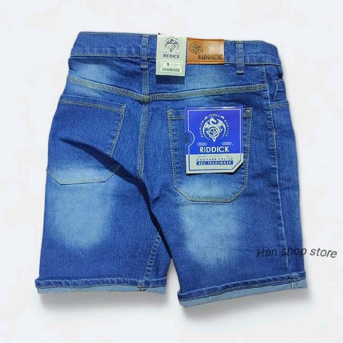 Yxyg- Celana Pendek Jeans Cowok Stretch Original
