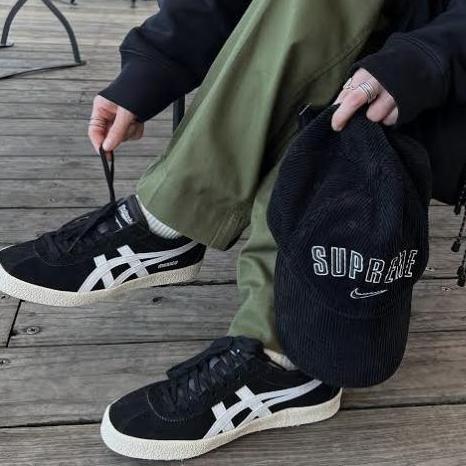 Original Sneakers - Onitsuka Tiger Delegation black - sepatu hitam - sepatu sekolah anak casual on s