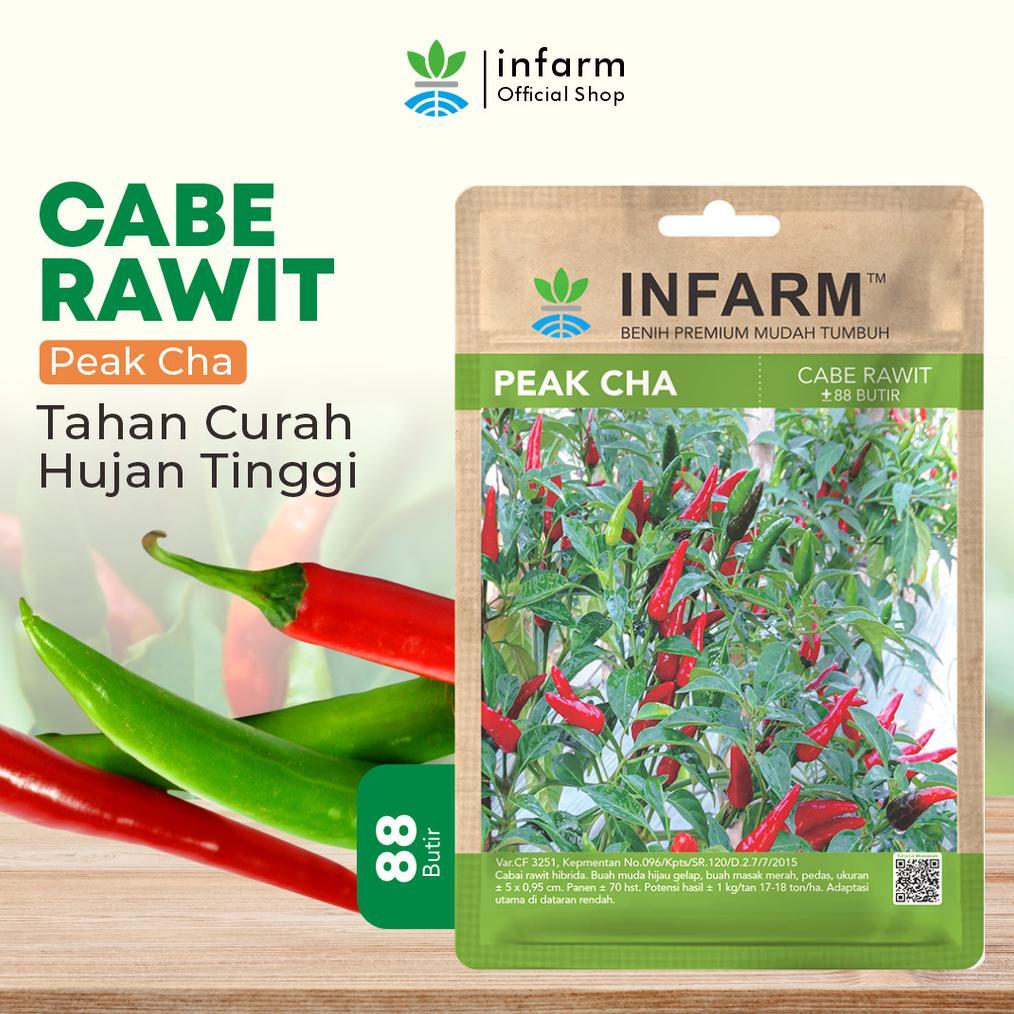 Bisa Cod Ya Kak Infarm - Benih Cabai Rawit Merah Peak Cha Unggul, Bibit Cabe Rawit Berkualitas Biji 