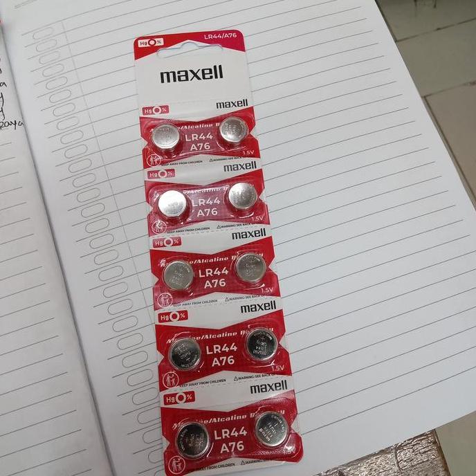 baterai maxell lr 44 original