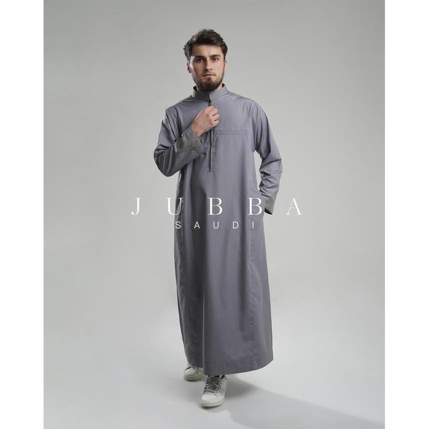 Ready SAMASE Jubba Saudi T015P Jubah Pria Dewasa Lengan Panjang