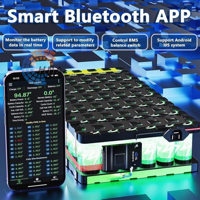 Instancodbisa- Jk Jikong Smart Bms 8S - 24S Active Balancer 0.6A - 2A Baterai Lifepo4