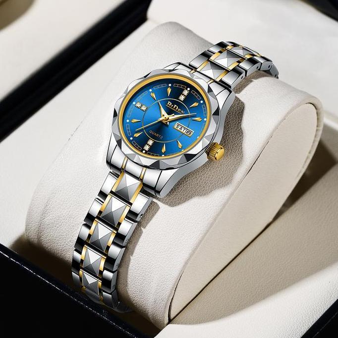 Watchtime- Biden Jam Tangan Wanita Anti Air Original Terbaru Asli Besi Tahan Jam Tangan Cewek