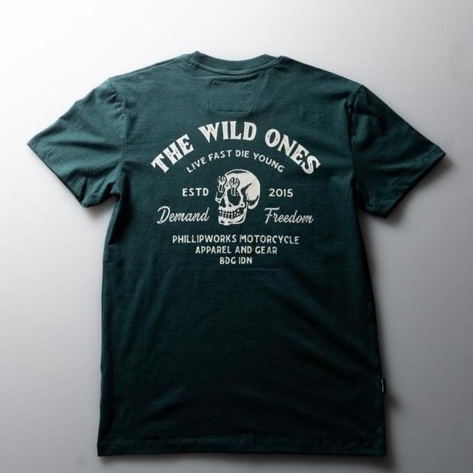 KAOS PHILLIP WORKS WILD ONE TEES TSHIRT PRIA ORINAL PW
