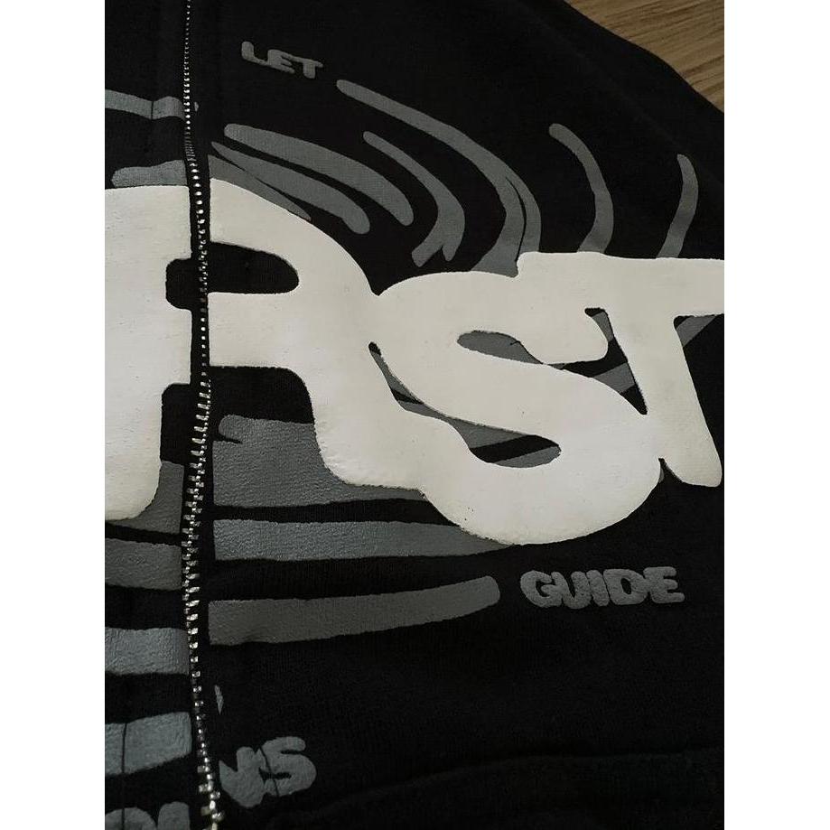 Zip Hoodie Boxy / Zip Hoodie "Faith" - Burstoday Club