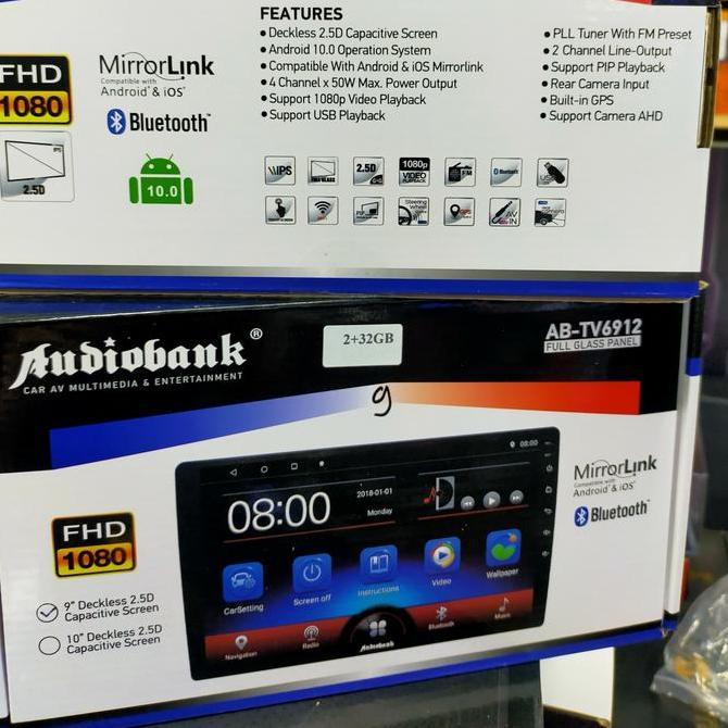Head Unit Android Audio Bank/Jec 9Inch Ram2Gb/32Gb Terbaru